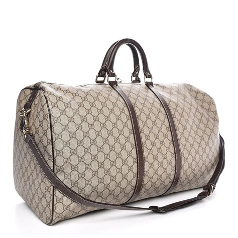 gucci large duffle bag with web|Gucci duffle bag for cheap.